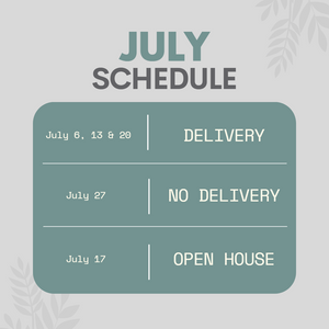 July Schedule